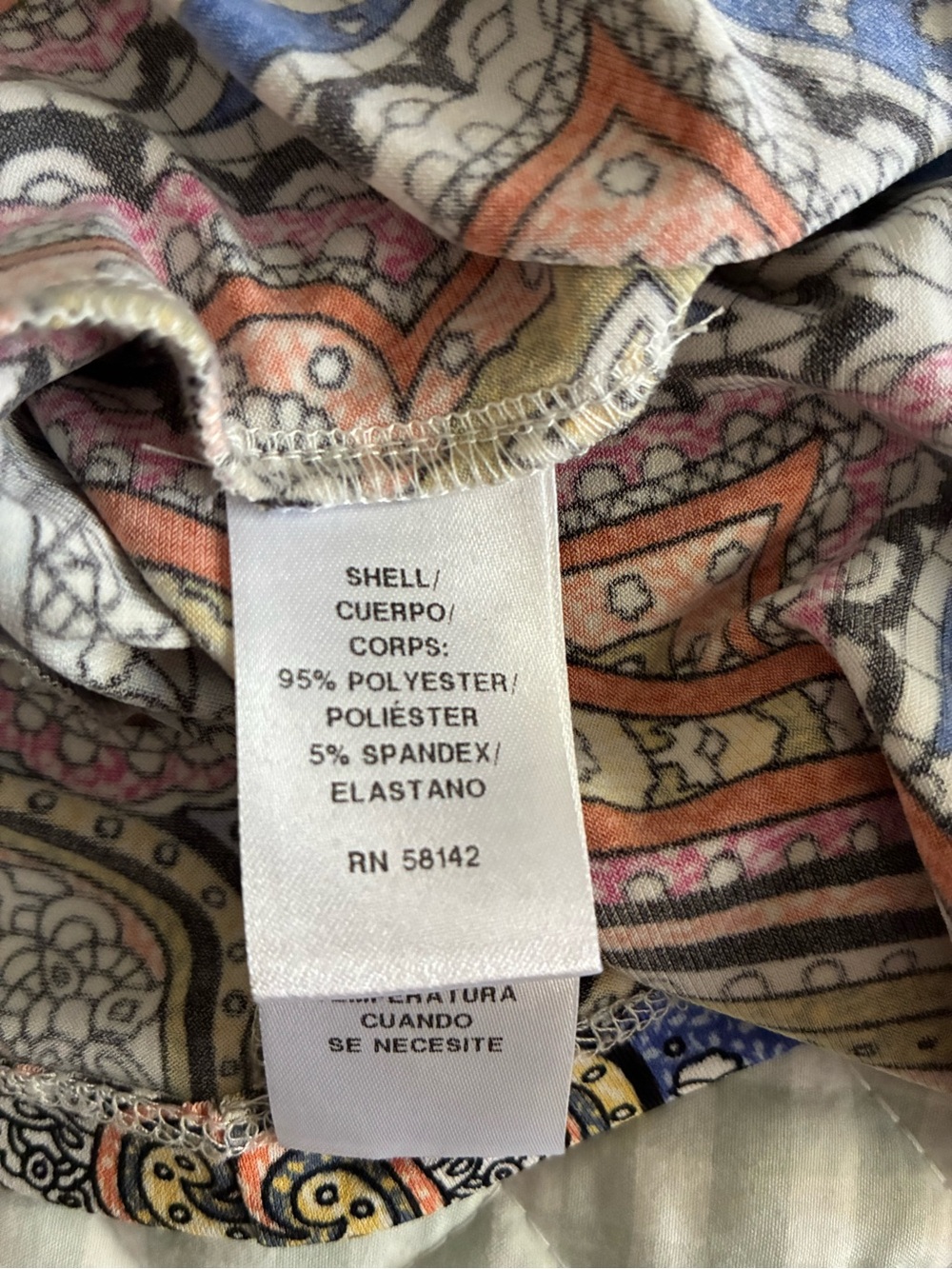 London Times Sleeveless Paisley Print Maxi Dress in Multi-Color - Picture 7 of 7